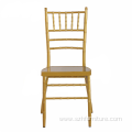 Gold Tiffany Dinner Metal Steel Chiavari Chairs